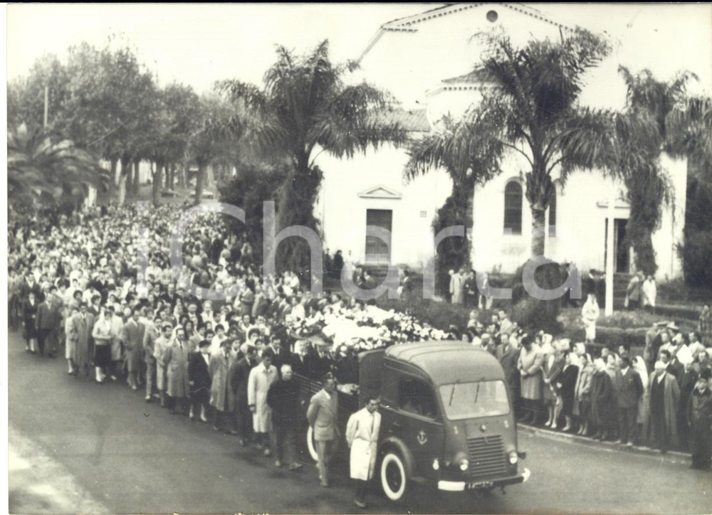 1960 BOUFARIK (ALGERIA) Funerali delle vittime dell'attentato - Foto 18x13 cm