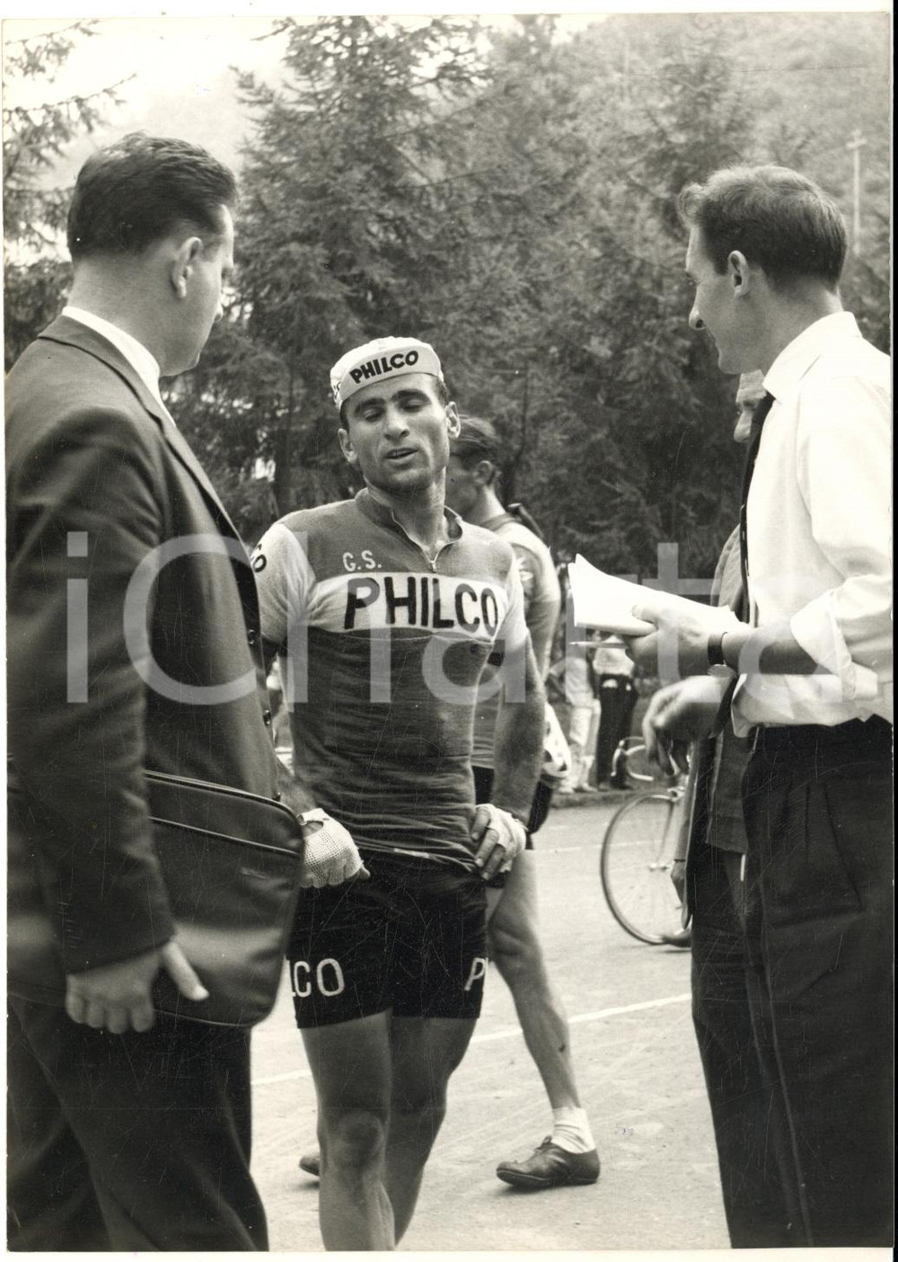 1960 CICLISMO GIRO DEL PIEMONTE Il vincitore Alfredo SABBADIN - Foto 13x18 cm