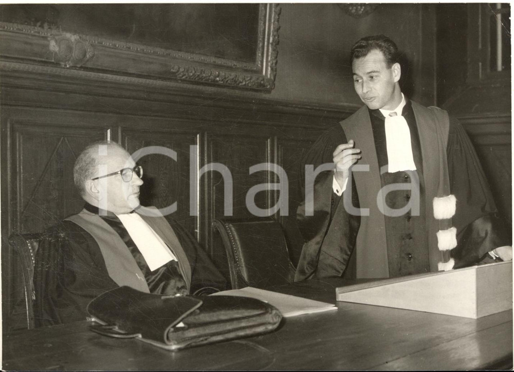 1962 DIJON Président Edgar FAURE fait son premier cours à la Faculté de Droit