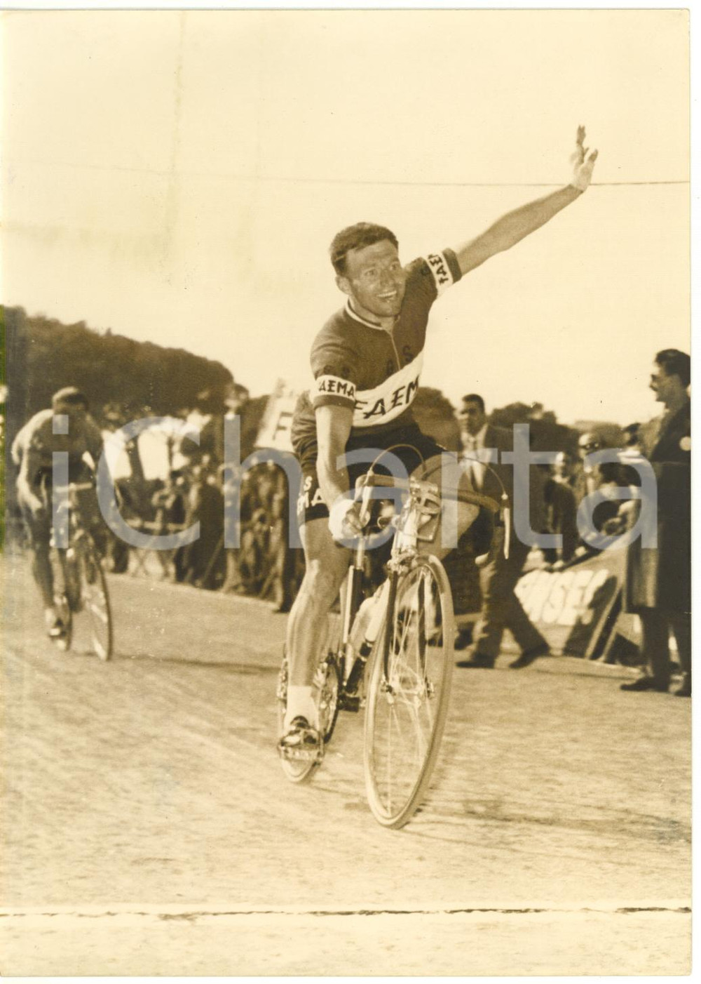 1959 CICLISMO - SASSARI-CAGLIARI - Edgard SORGELOOS vince in volata - Foto 13x18