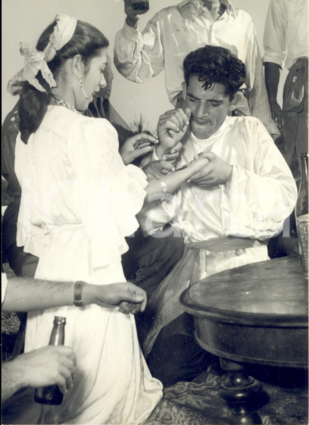 1953 GONZAGA Raduno mondiale degli zingari - Matrimonio con unione del sangue