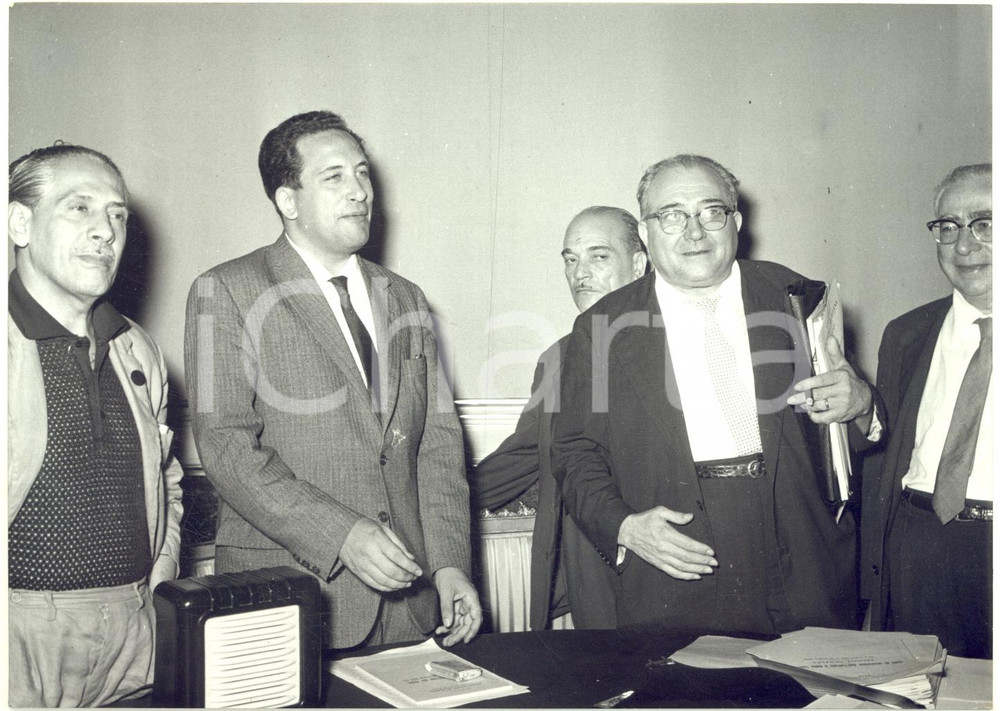 1961 PALERMO Presidente Salvatore CORALLO all'insediamento del nuovo governo