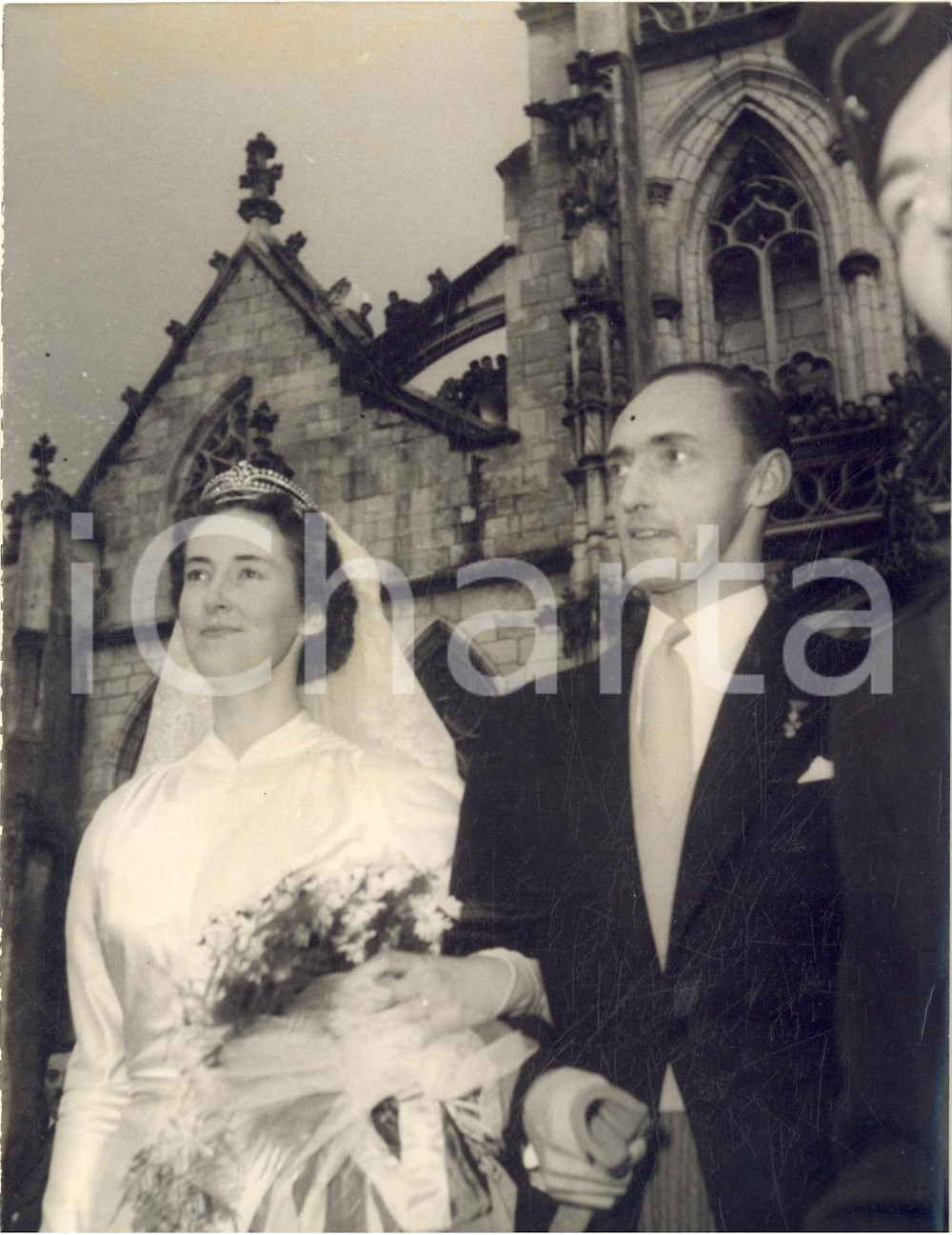 1953 BROU Nozze Margherita di Savoia-Aosta - Roberto d'Asburgo-Este *Foto
