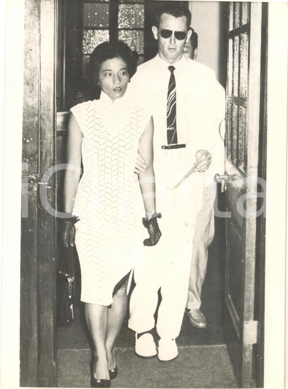 1959 HONG KONG Marriage of Susie Ho Kwai Ying the "Sampan girl" *Photo 13x18 cm