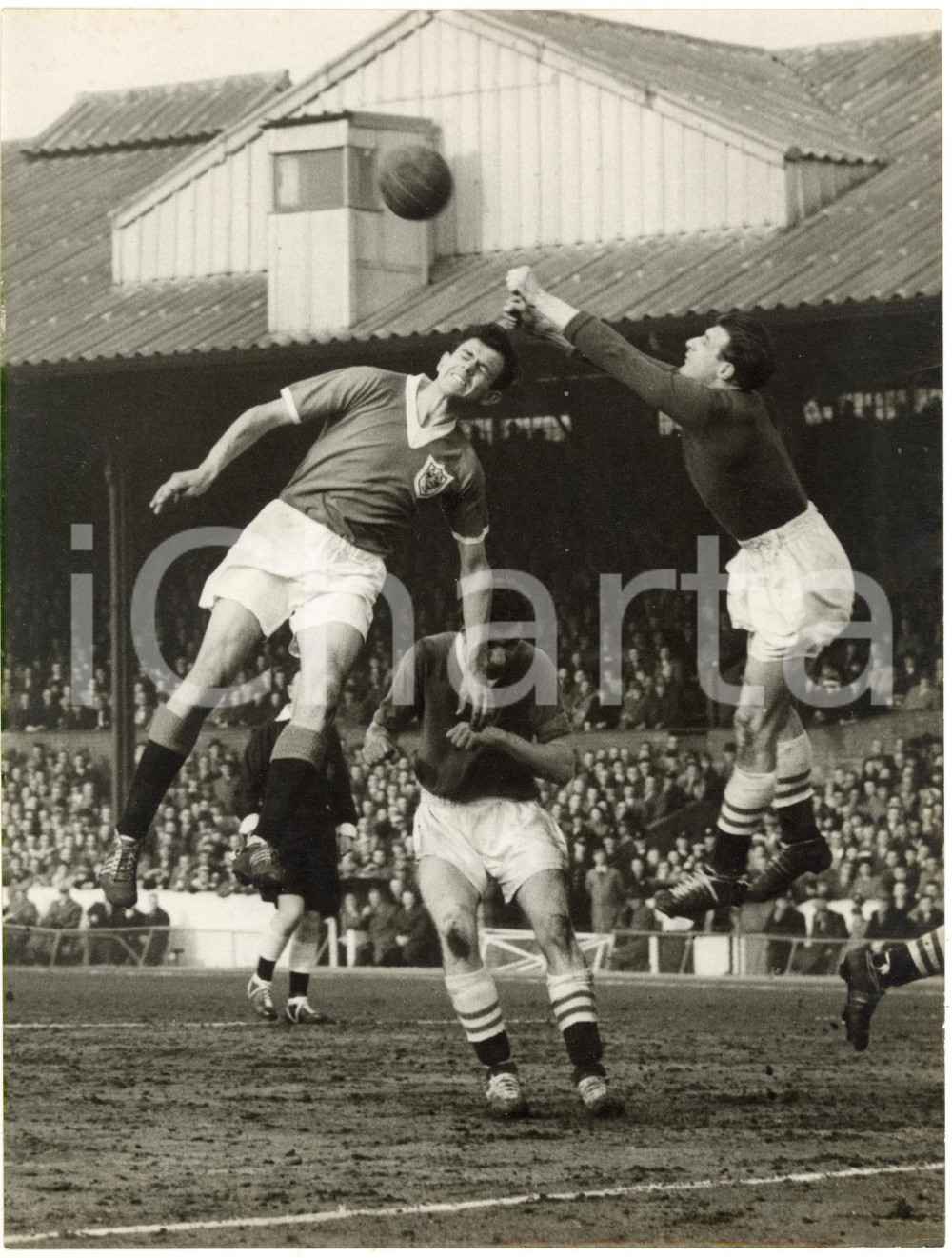 1958 LONDON FOOTBALL Chelsea-Blackpool 1-4 - Ray CHARNLEY Mel SCOTT Reg MATTHEWS
