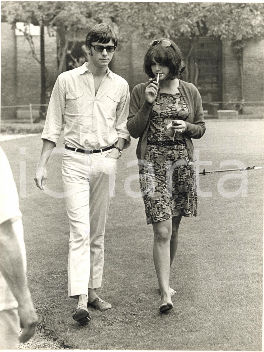 1966 VENEZIA Mostra del Cinema - Peter McENERY e Tina AUMONT - Foto 18x24 cm