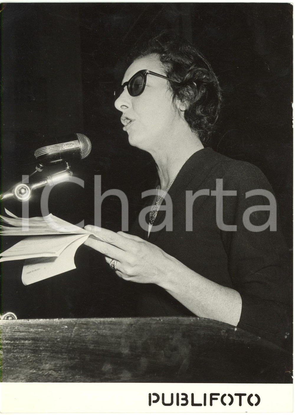 1955 ROMA Teatro Adriano - UDI - Convegno delle Donne Elette - Giuliana NENNI