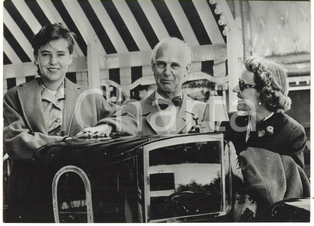 1963 STOCCOLMA - Colonnello Stig WENNERSTRÖM con moglie e figlia - Foto 18x13
