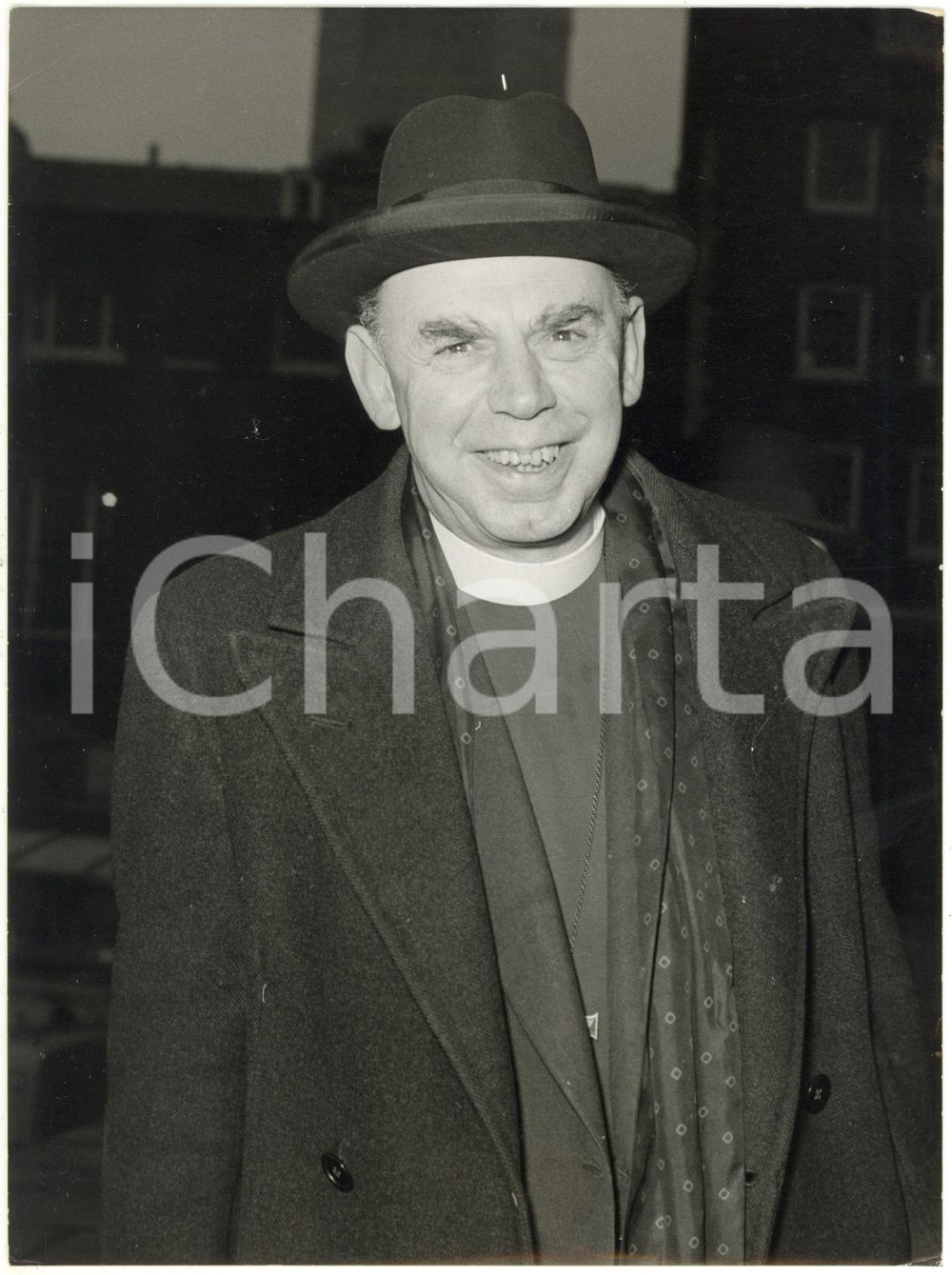 1961 LONDON Arrival of Robert WRIGHT STOPFORD for the Convocation of Canterbury