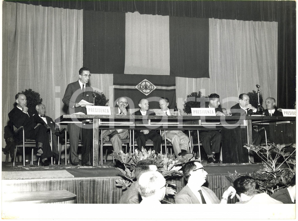 1959 STRESA - Conferenza Traffico - Luigi BERTET Giuseppe TOGNI *Foto 24x18