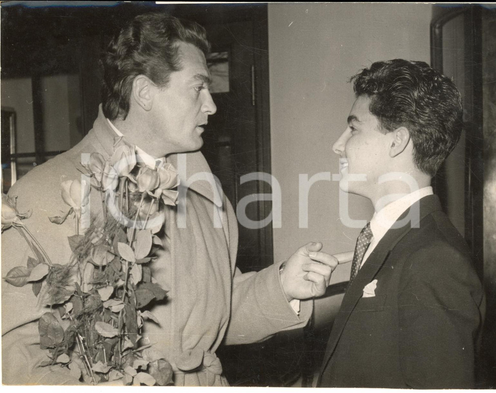 1953 MUNICH Jean MARAIS Roberto BENZI at the release of "Call of Destiny" *Photo