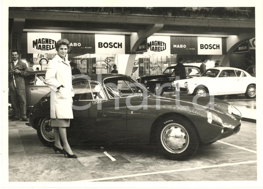 1958 TORINO Salone dell'Automobile - ABARTH ALFA ROMEO 1000 *Foto 18x13 cm