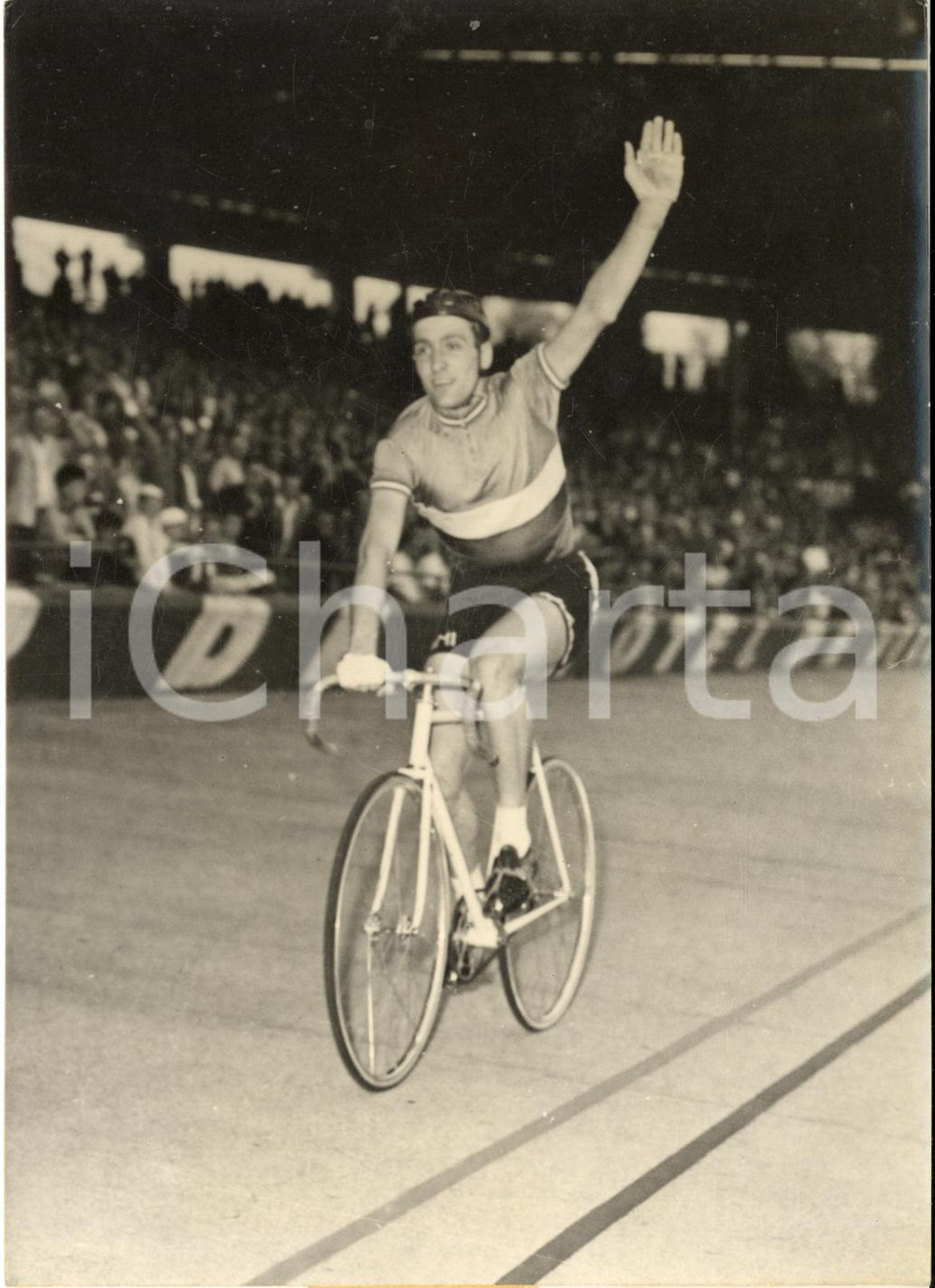 1958 MILANO Mondiali CICLISMO SU PISTA - Roger RIVIÈRE campione di inseguimento