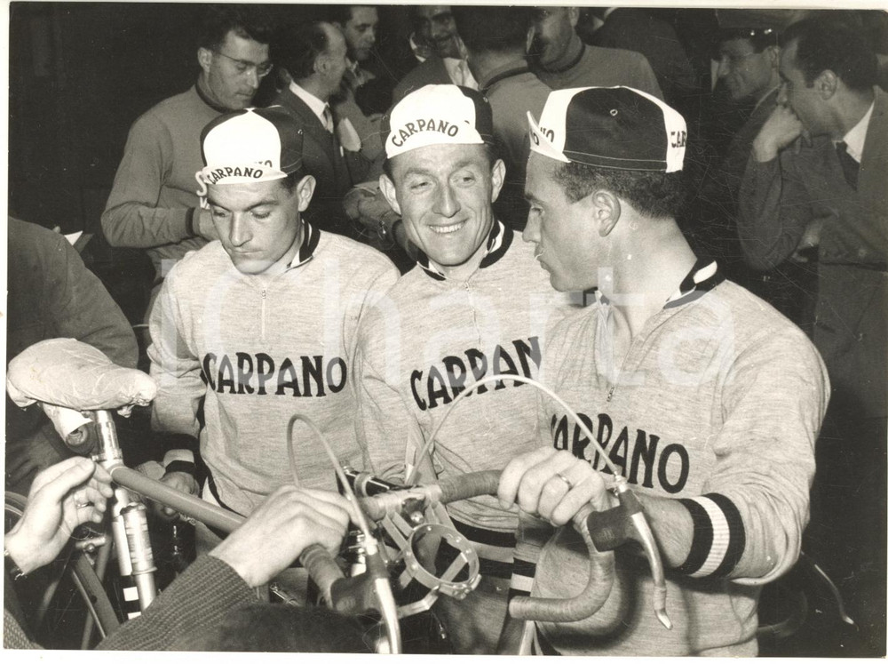 1958 CICLISMO Punzonatura GIRO D'ITALIA - Fred DE BRUYNE Jan ADRIAENSSENS
