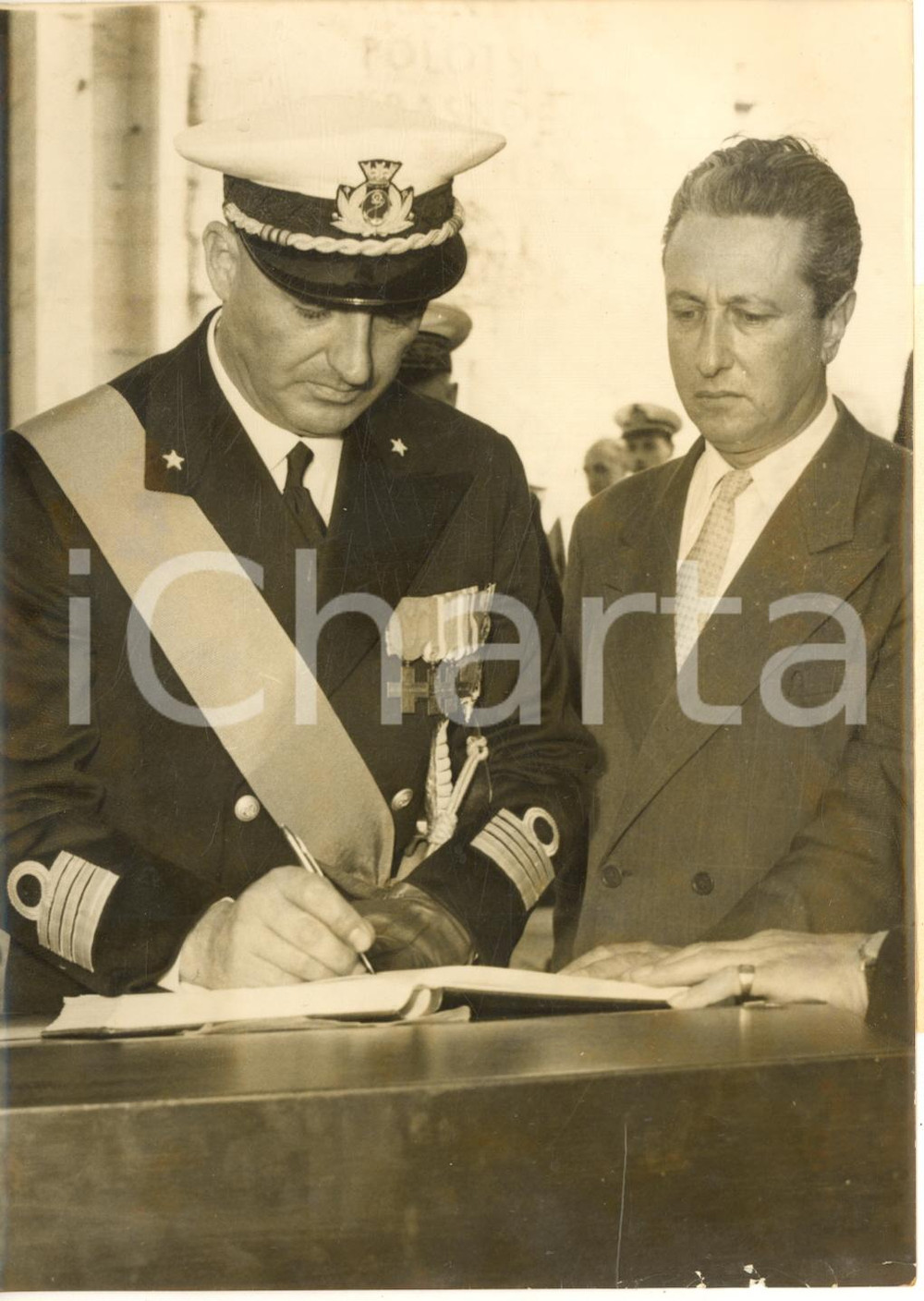 1956 PARIS Visita cadetti nave "Amerigo Vespucci" - Capitano Antonio MALTONI