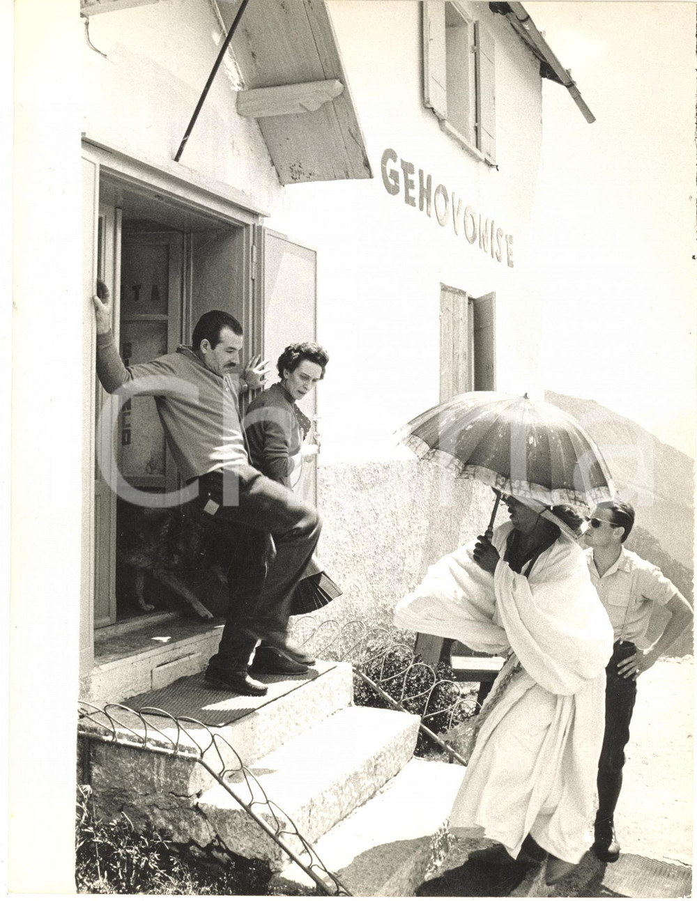 1960 COURMAYEUR Comunità Massiccio Bianco - Adepti al Pavillon Gehovonise *Foto