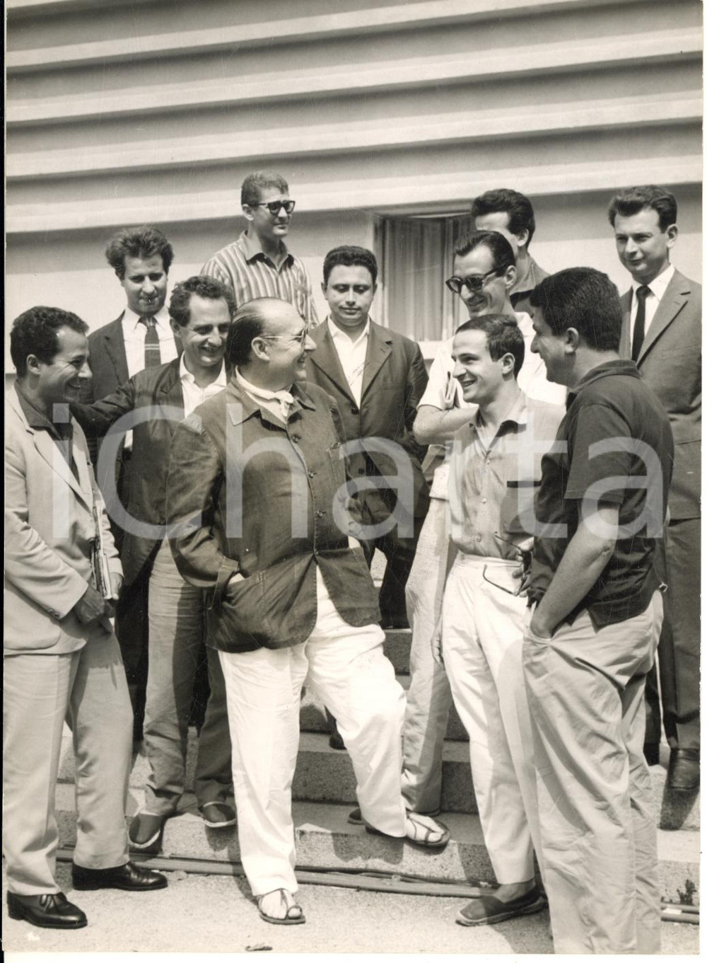 1959 VENEZIA XX Mostra del Cinema - François TRUFFAUT Carlo LIZZANI Jean AURER