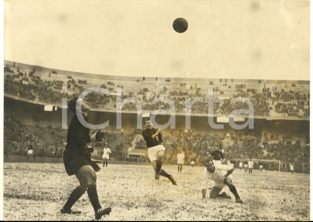 1959 CALCIO SERIE A MILAN-BARI 2-0 Goal di Giancarlo DANOVA - Foto 18x13 cm