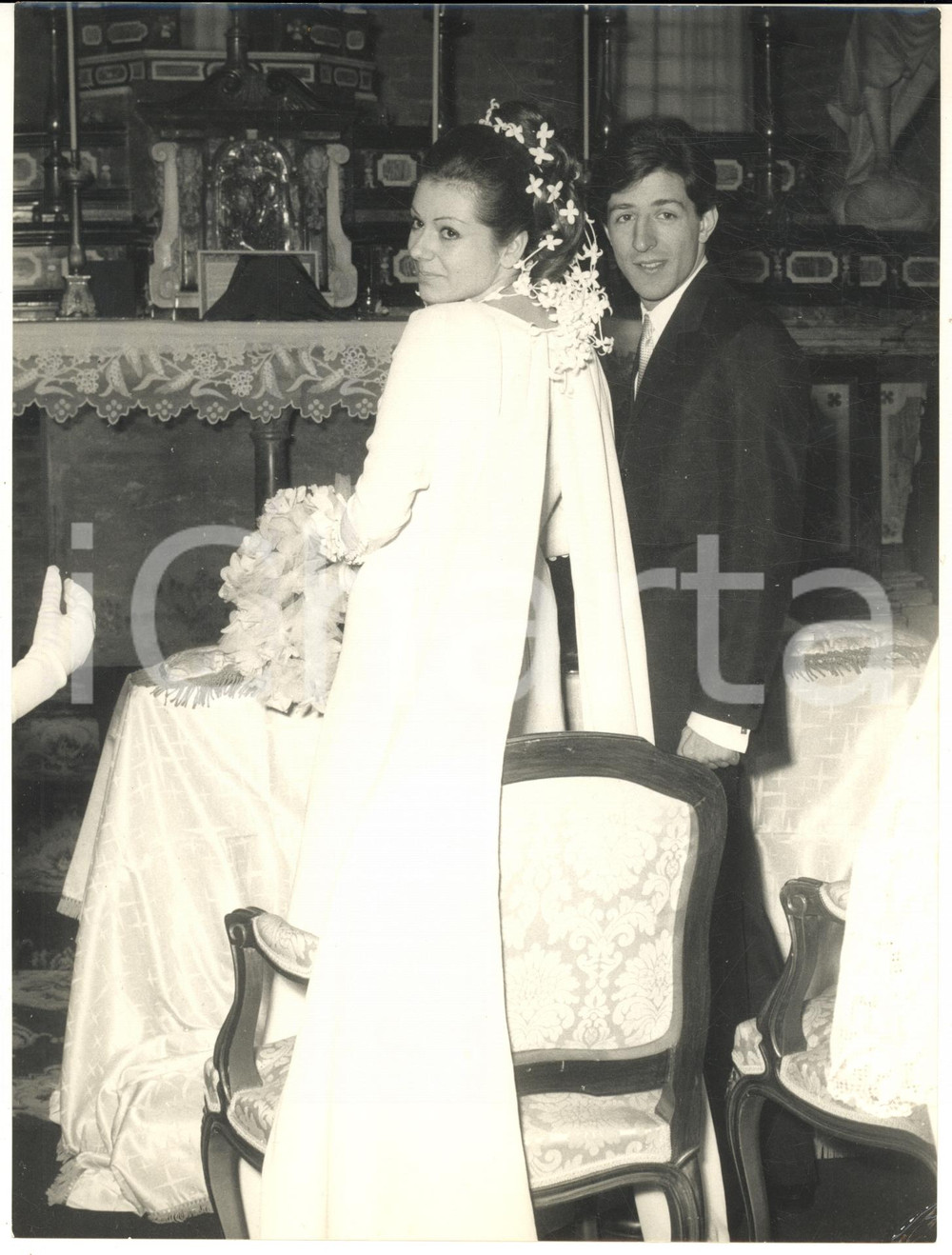 1965 CERTOSA DI CHIARAVALLE Matrimonio Giorgio GABER Ombretta COLLI - Foto