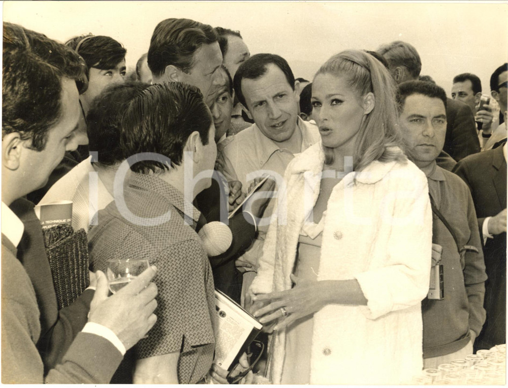 1965 FESTIVAL DI CANNES Ursula ANDRESS in conferenza stampa *Foto 24x18