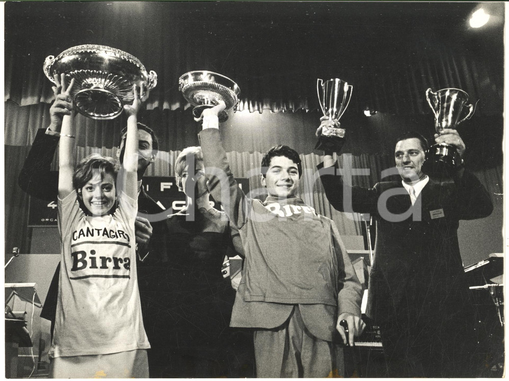 1965 CANTAGIRO FIUGGI I vincitori Rita PAVONE e Mariolino BARBERIS *Foto 24x18