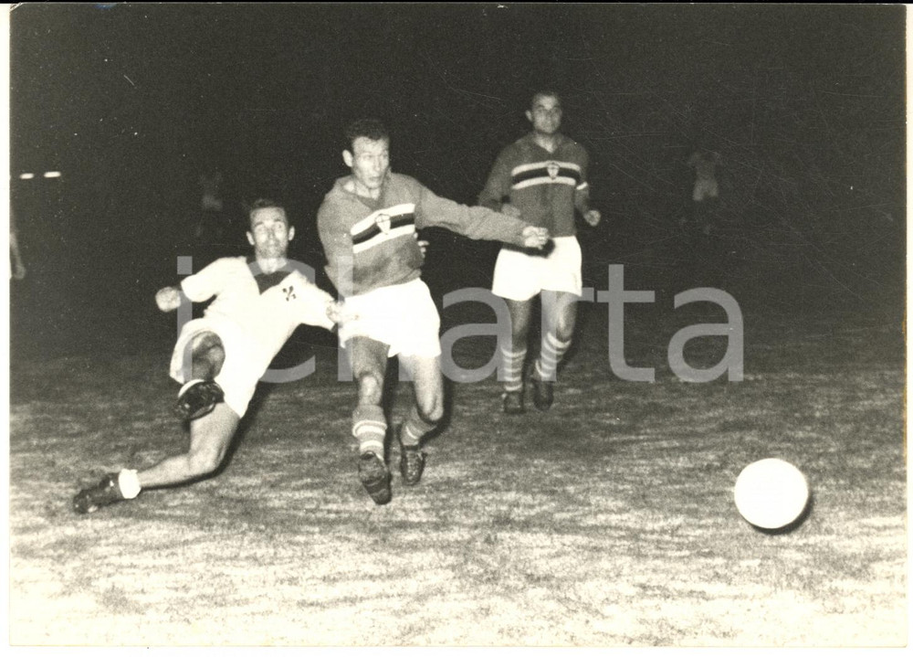 1963 FIRENZE CALCIO FIORENTINA-SAMPDORIA 3-0 Prima rete di Kurt HAMRIN Foto