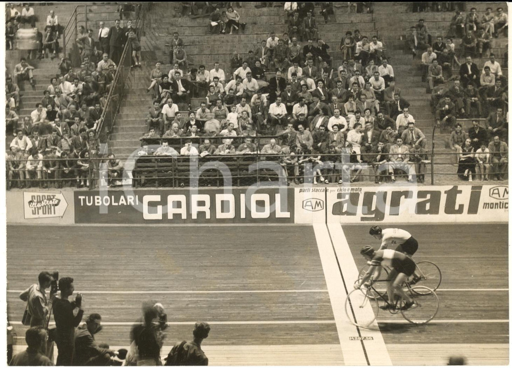 1953 CICLISMO MILANO Campionati italiani su pista - Enzo SACCHI Mario GHELLA