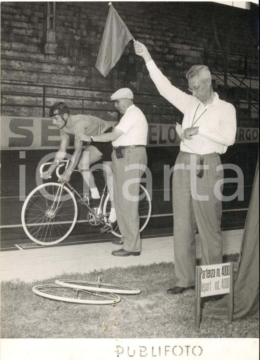 1955 MILANO Mondiali CICLISMO pista - Inseguimento DILETTANTI - Loris CAMPANA