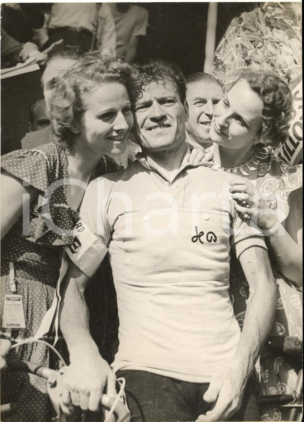 1952 CICLISMO TOUR DE FRANCE Nello LAUREDI vince tappa LE MANS-ROUEN *Foto