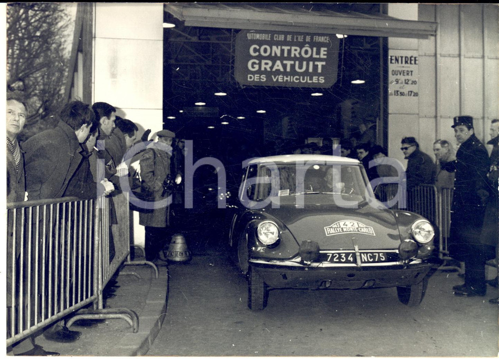 1963 AUTOMOBILISMO Rally MONTE CARLO - Partenza Lucien BIANCHI Jean-Claude OGIER