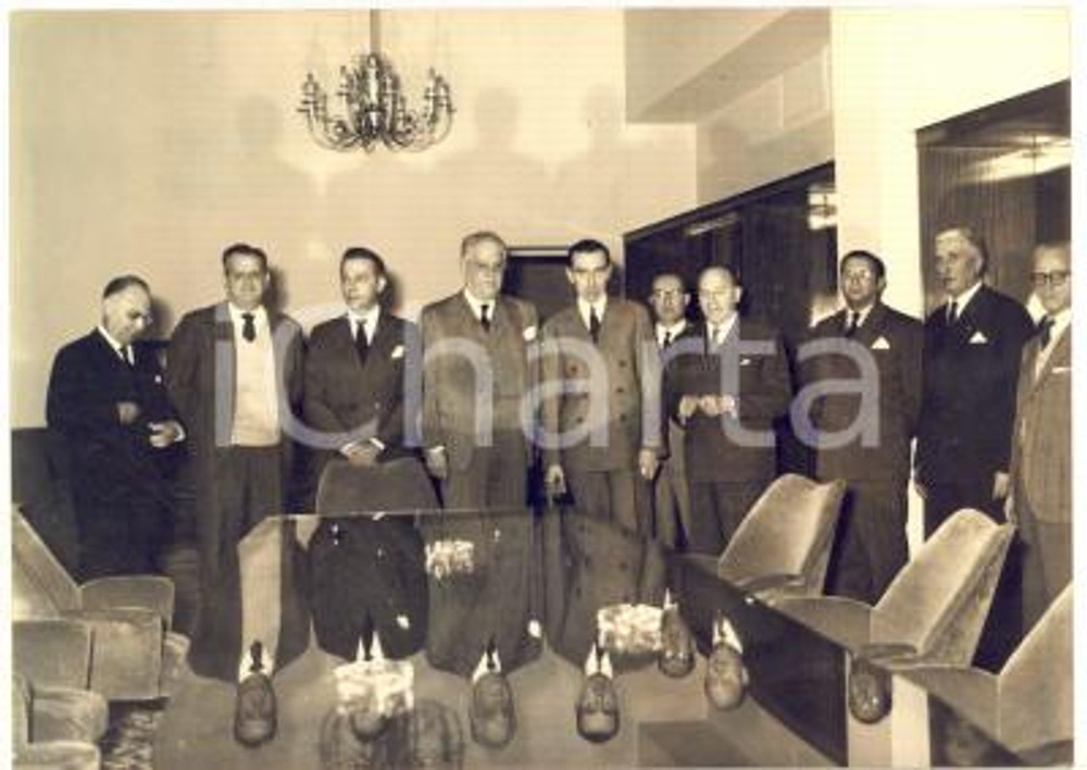 1959 ROMA Ministro Dino DEL BO riceve le Missioni Economiche Brasiliane - Foto