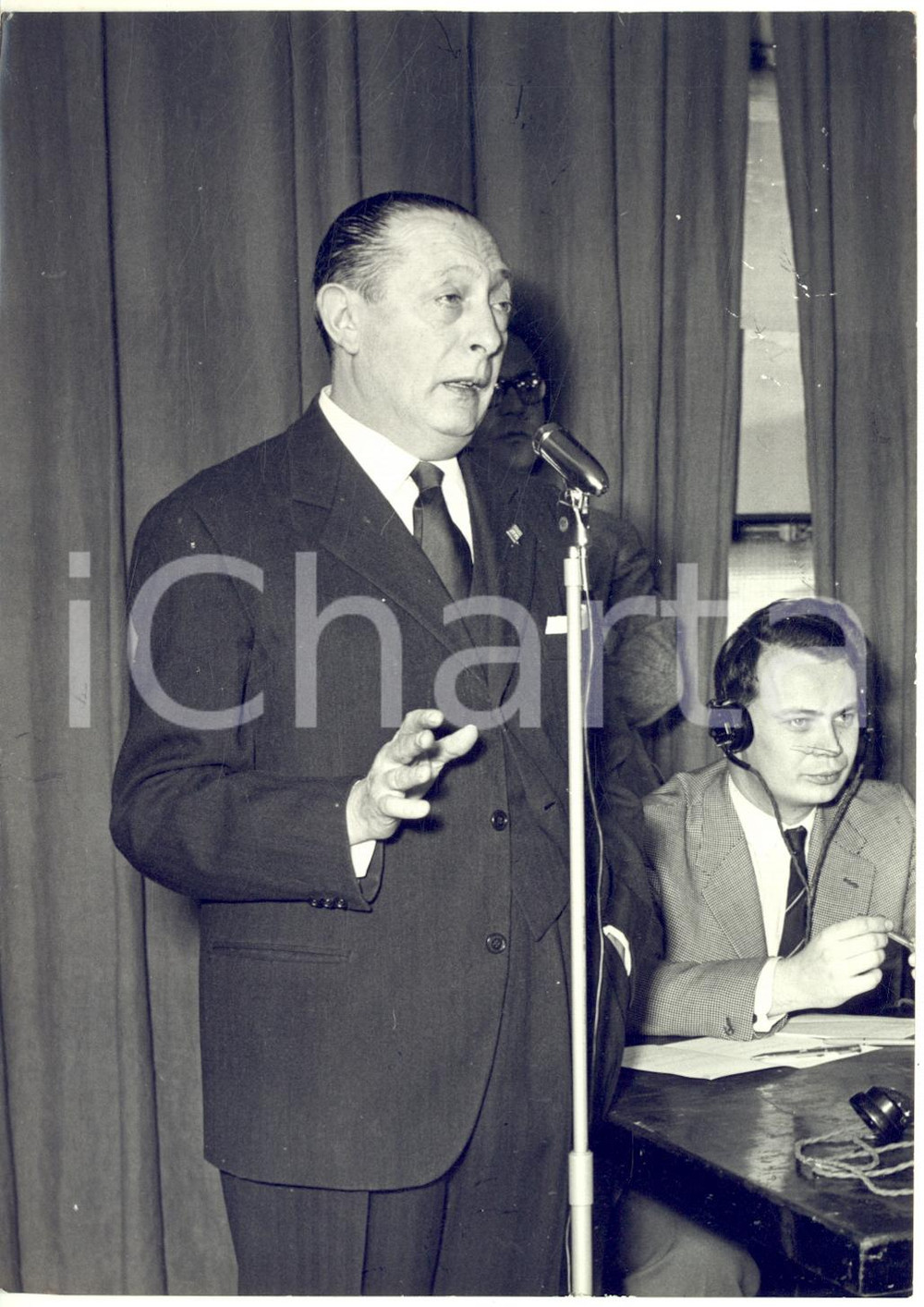 1958 ROMA Discorso Alberto FOLCHI alla Conferenza dirigenti politici Paesi NATO
