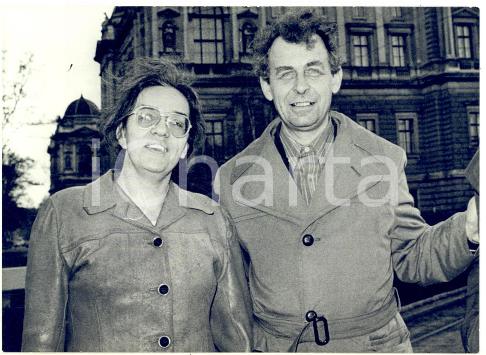 1977 VIENNA Dissidenti Ludmila ALEXEYEVA e Nikolaj WILLIAMS in esilio *Foto