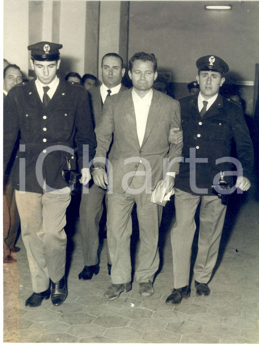 1965 MILANO Arresto evasi da San Vittore MAGAGNIN BASIRICO' GAMBINO (1) - Foto