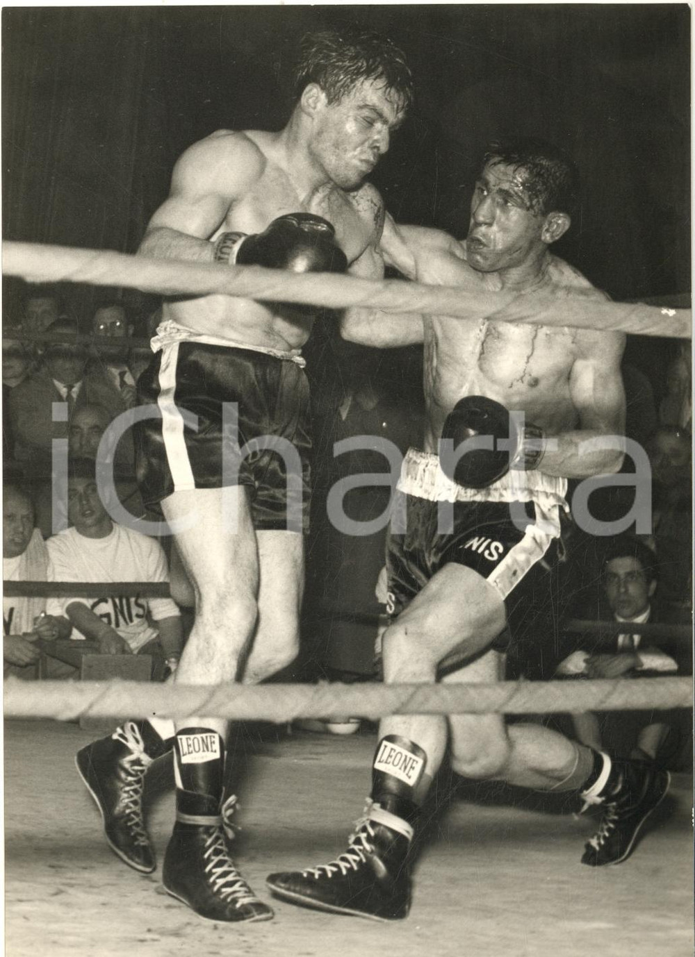 1957 TORINO BOXE Pesi Leggeri - Incontro Gaetano DE LUCIA vs Marcello PADOVANI