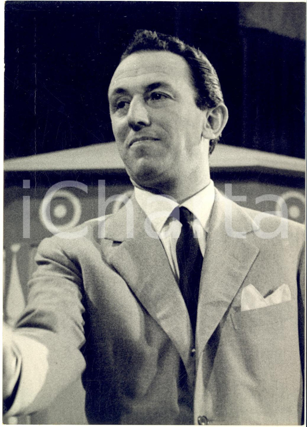 1956 LASCIA O RADDOPPIA Mario SALINELLI Ritratto del concorrente - Foto 13x18