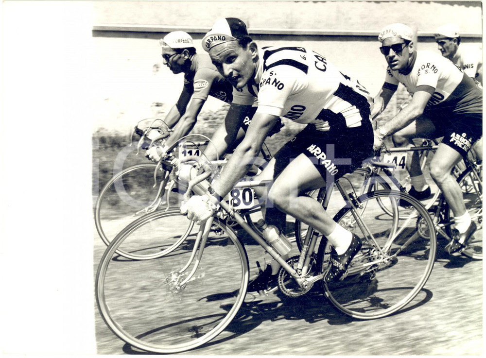 1958 CICLISMO GIRO D'ITALIA Jef PLANCKAERT durante la prima tappa *Foto 18x13