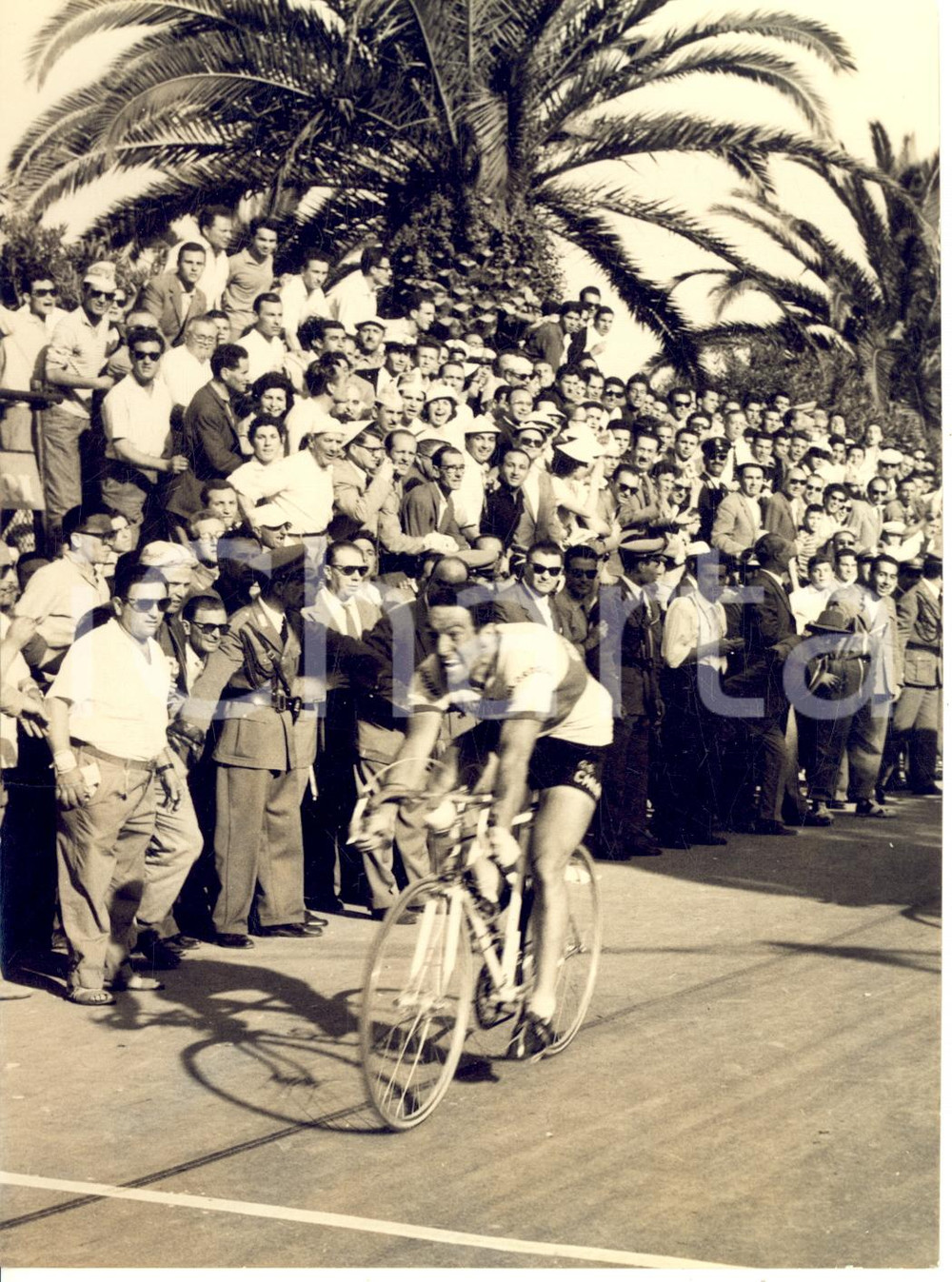 1958 CICLISMO GIRO D'ITALIA SAN BENEDETTO DEL TRONTO Vittoria di Pierino BAFFI