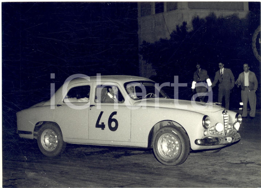 1954 LIVORNO Giro Automobilistico d'Italia - BERTANI / BIGLIARDI su ALFA ROMEO