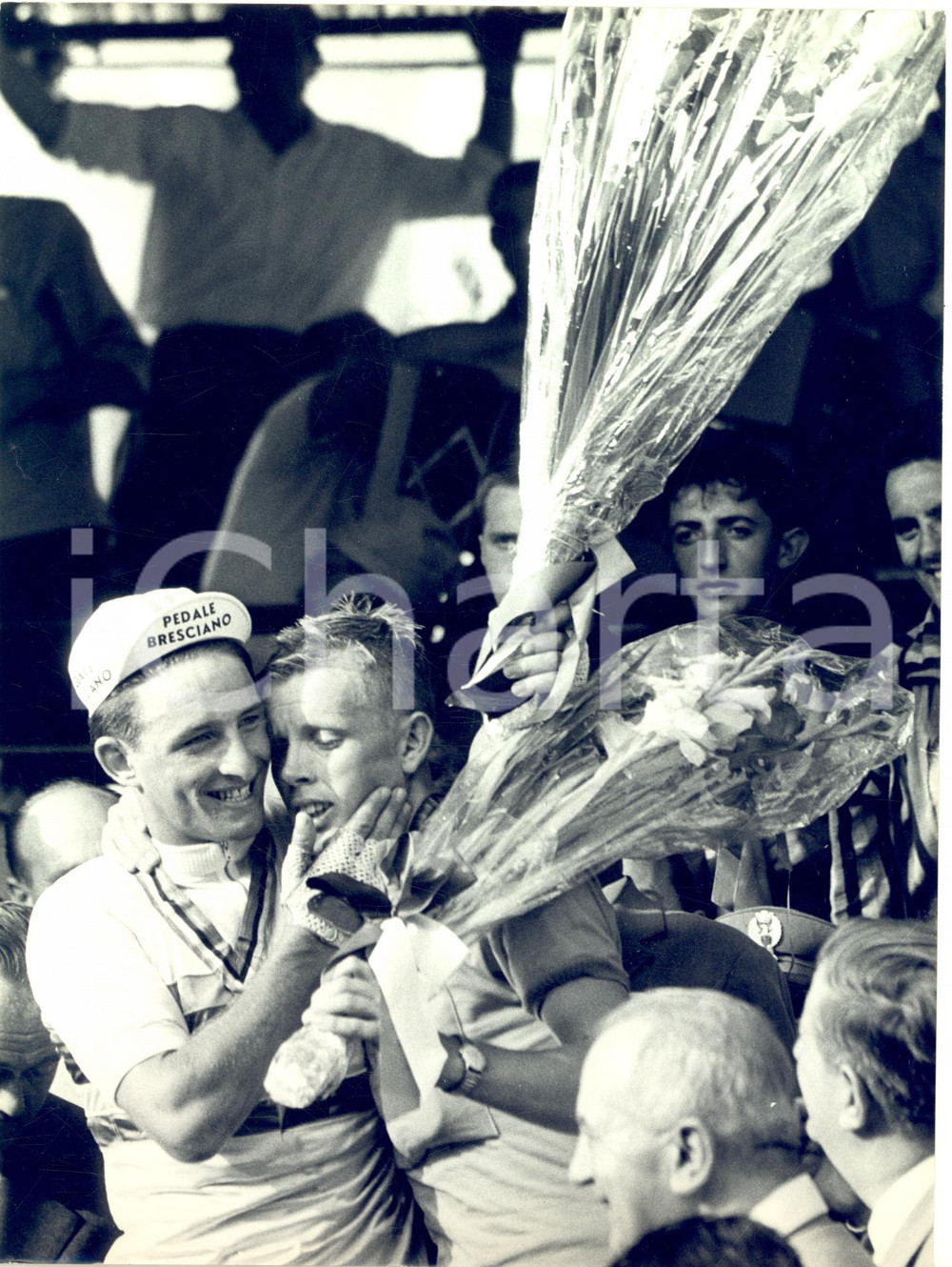 1962 SALÒ - CICLISMO Mondiali Dilettanti - Renato BONGIONI vincitore - Foto 18x24