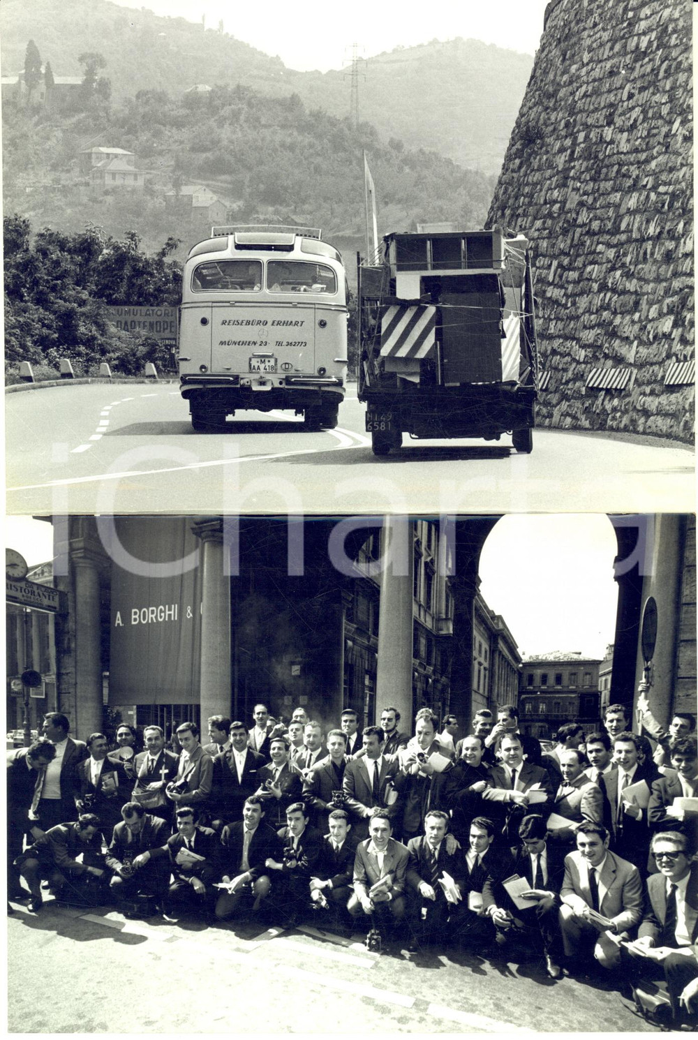 1964 AUTOMOBILE CLUB ITALIA Operazione FOTO-STRADA - Raduno a Milano *Foto DOPPIA