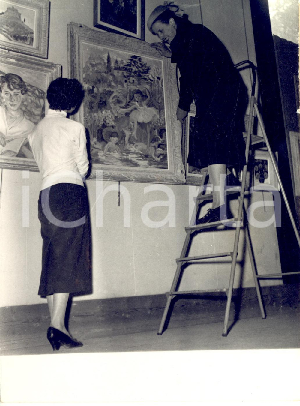 1953 PARIS Palais des Beaux Arts - Exposition des femmes peintres - Mary DORAT