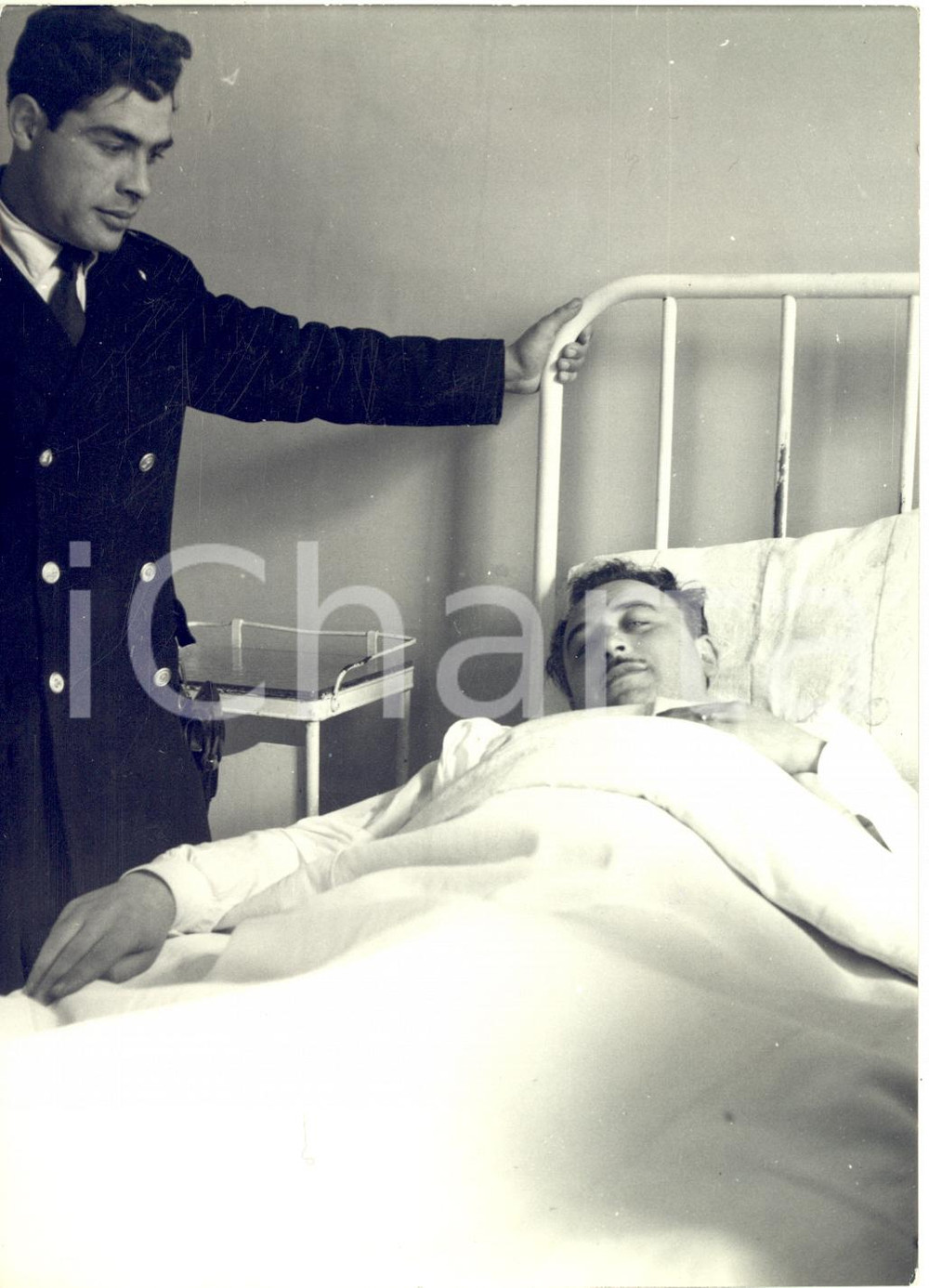 1959 ROMA Agente di polizia ferito in sparatoria a Trastevere *Foto 13x18 cm