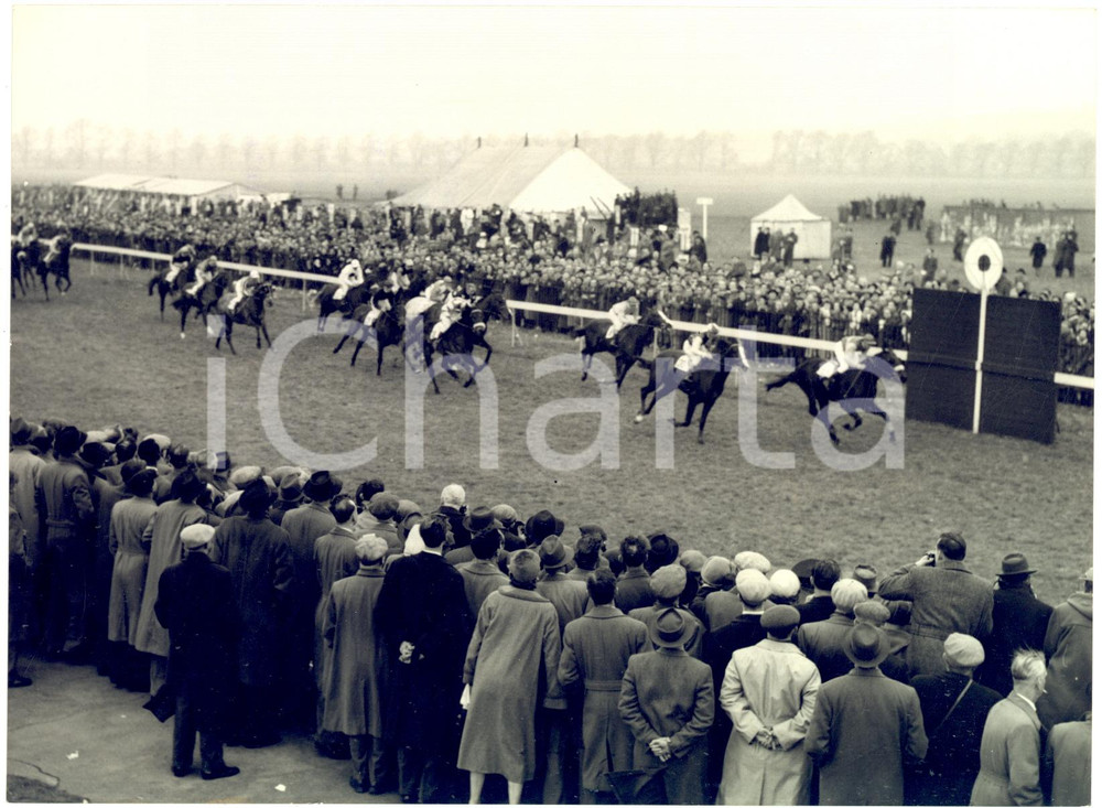 1956 LINCOLN The finish of Lincolnshire Handicap - Three Star II wins *Photo