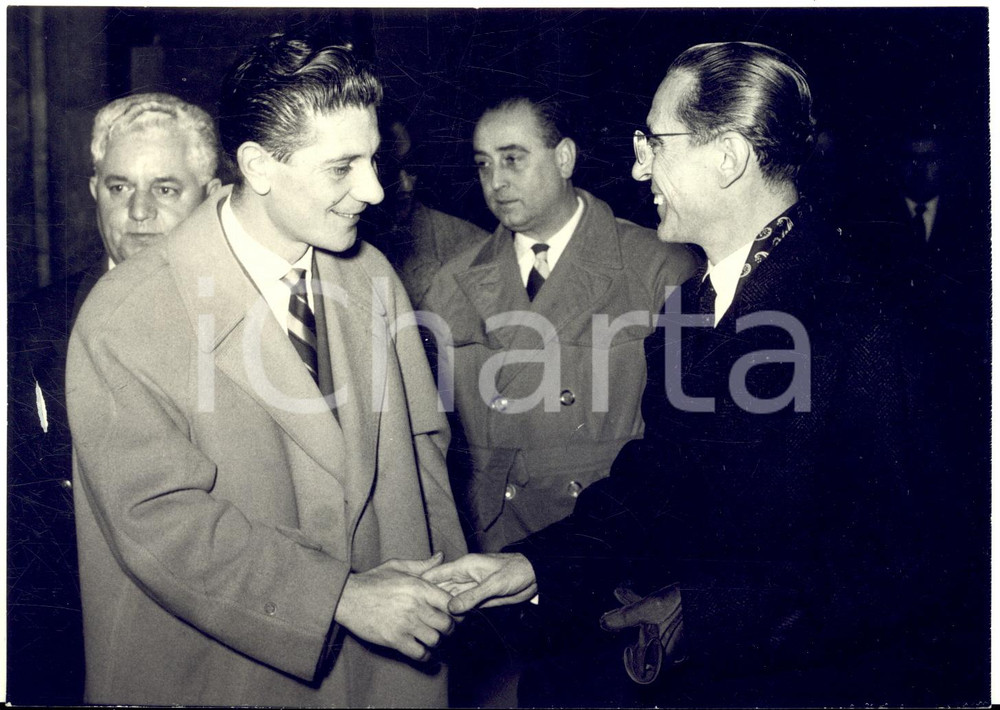 1960 ROMA Beniamino DE VITA incontra avvocati di Ebe ROISECCO *Foto 18x13 cm
