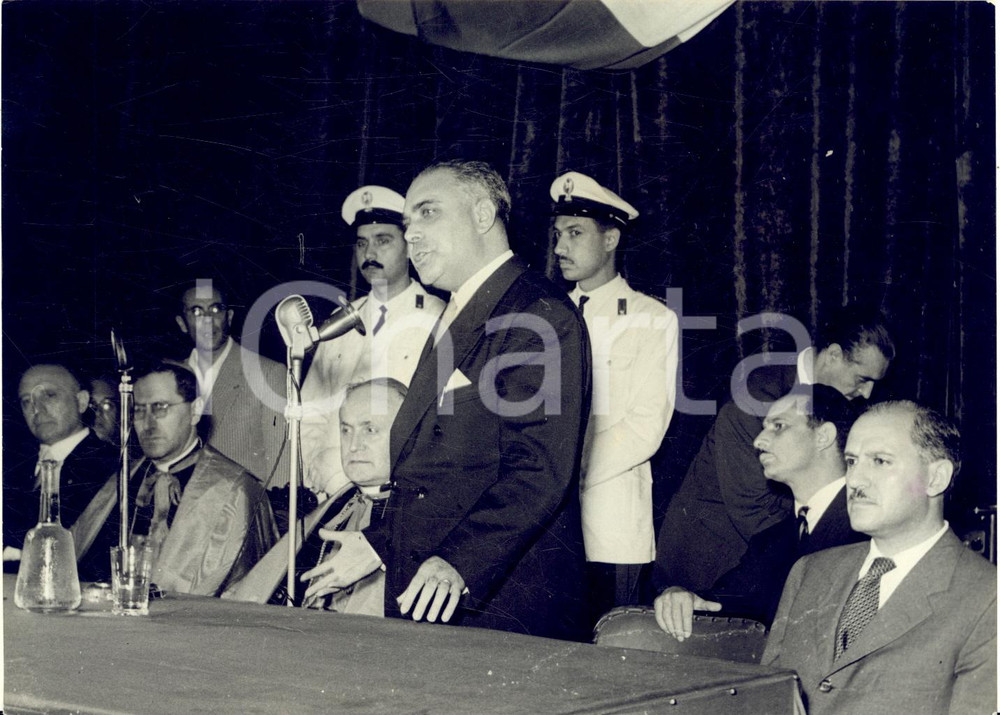 1953 PALERMO Settimana Sociale dei Cattolici - Discorso di Bernardo MATTARELLA