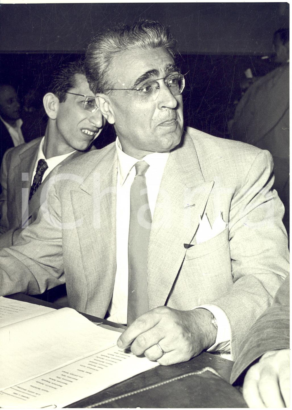 1963 ROMA Caso FENAROLI - Avv. Giacomo Primo AUGENTI in aula *Foto 13x18 cm