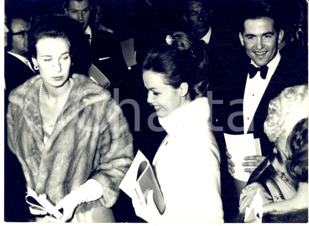 1963 MONACO DI BAVIERA Teatro Nazionale - Maria Gabriella di Savoia a una serata