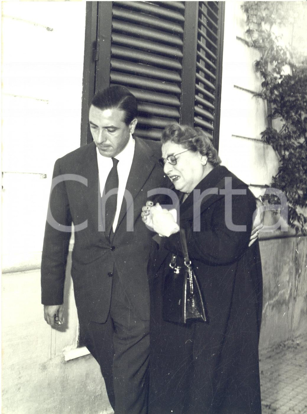 1959 TORRE DEL GRECO Morte Enrico DE NICOLA - Il nipote con la signora NEIS