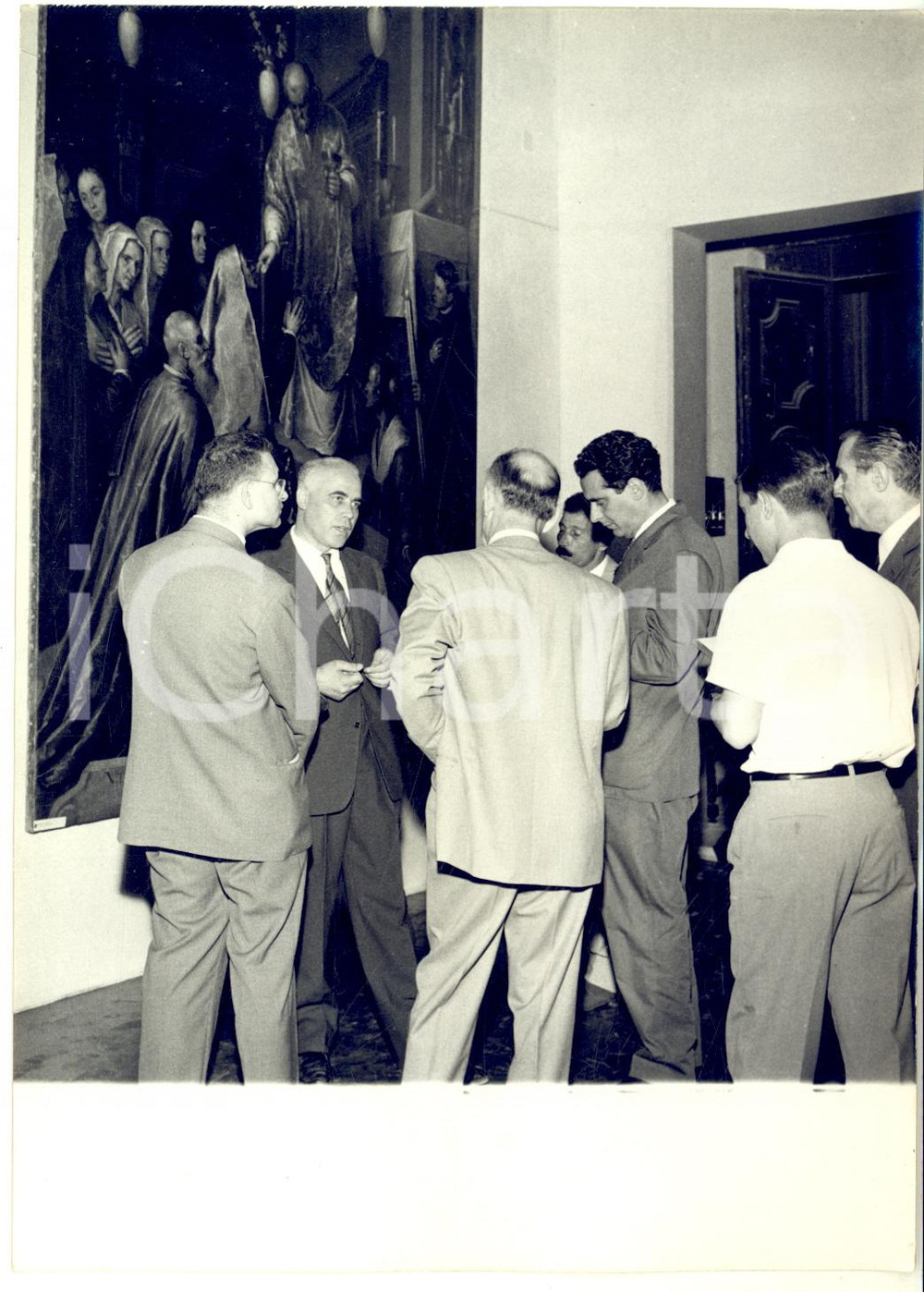 1959 VENEZIA Ca' Pesaro - Vernissage mostra di pittura del '600 - Guido PEROCCO